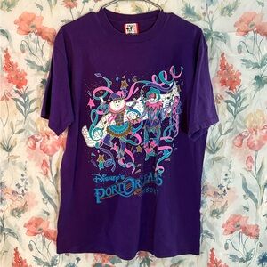 Vintage Disney's Port Orleans Purple Graphic T-Shirt